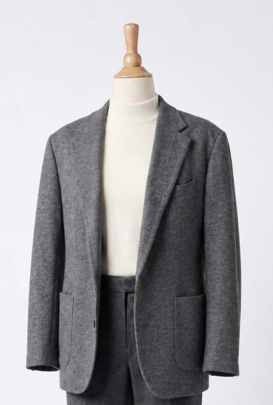 Bonobos Knit Blazer 48R Fit Gray - Cotton Fortex Italian Fabric Sport Coat